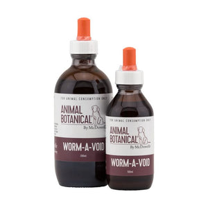 Animal Botanical by McDowell's ~ Canine Worm-A-Void Formulation ~ 100ml