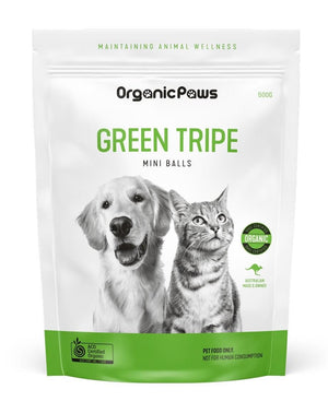 Organic Paws ~ Green Tripe ~ 500g