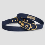 Animals in Charge ~ Navy ~ Recycled Canvas Collar