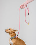 Load image into Gallery viewer, Animals in Charge ~ Pink ~ Handmade Rope Leash
