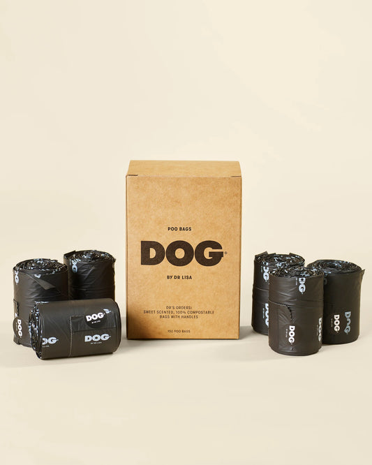 DOG by Dr Lisa ~ Compostable Poop Bags ~ 150 Pack