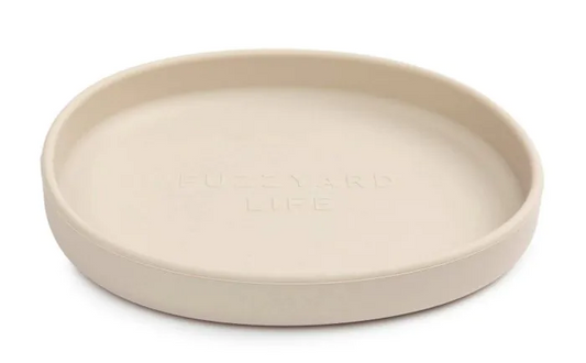 Fuzzyard Life ~ Silicone Cat Dish ~ Sandstone