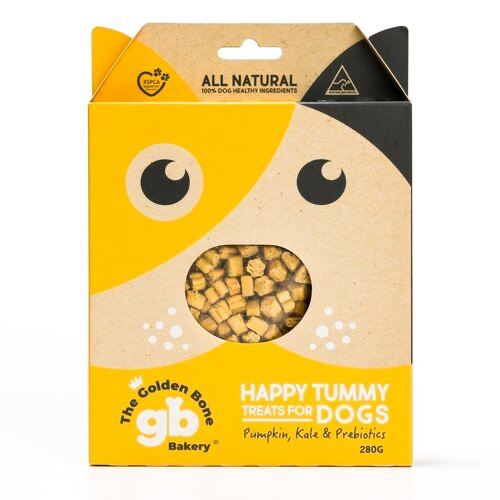 Golden Bone ~ Happy Tummy Pumpkin Bites ~ Dog Training Treats ~ 40g