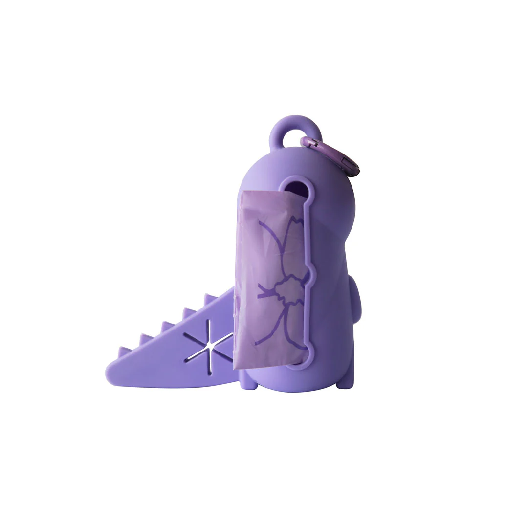 Stylish Hound ~ Dino poo bag holder ~ Lilac