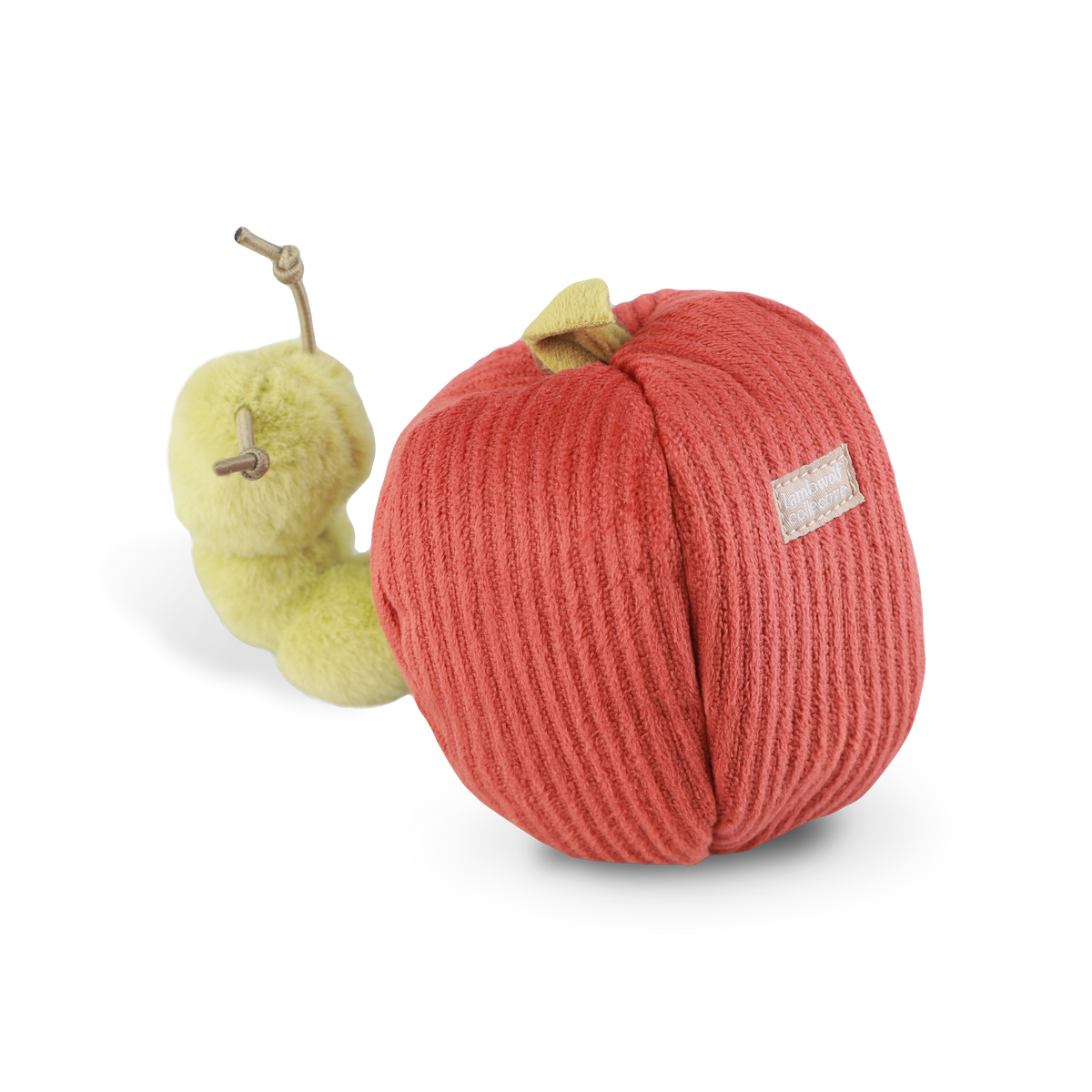 Lambwolf ~ Apple Cat & Dog Toy ~ 2 in 1 Crinkle & Burrow