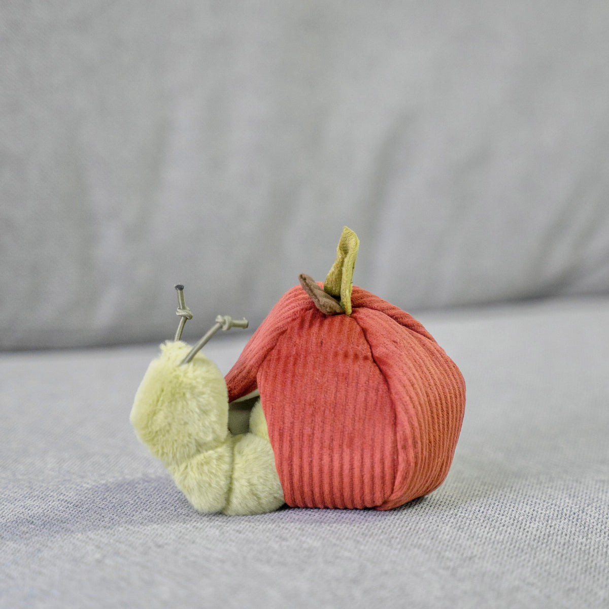 Lambwolf ~ Apple Cat & Dog Toy ~ 2 in 1 Crinkle & Burrow