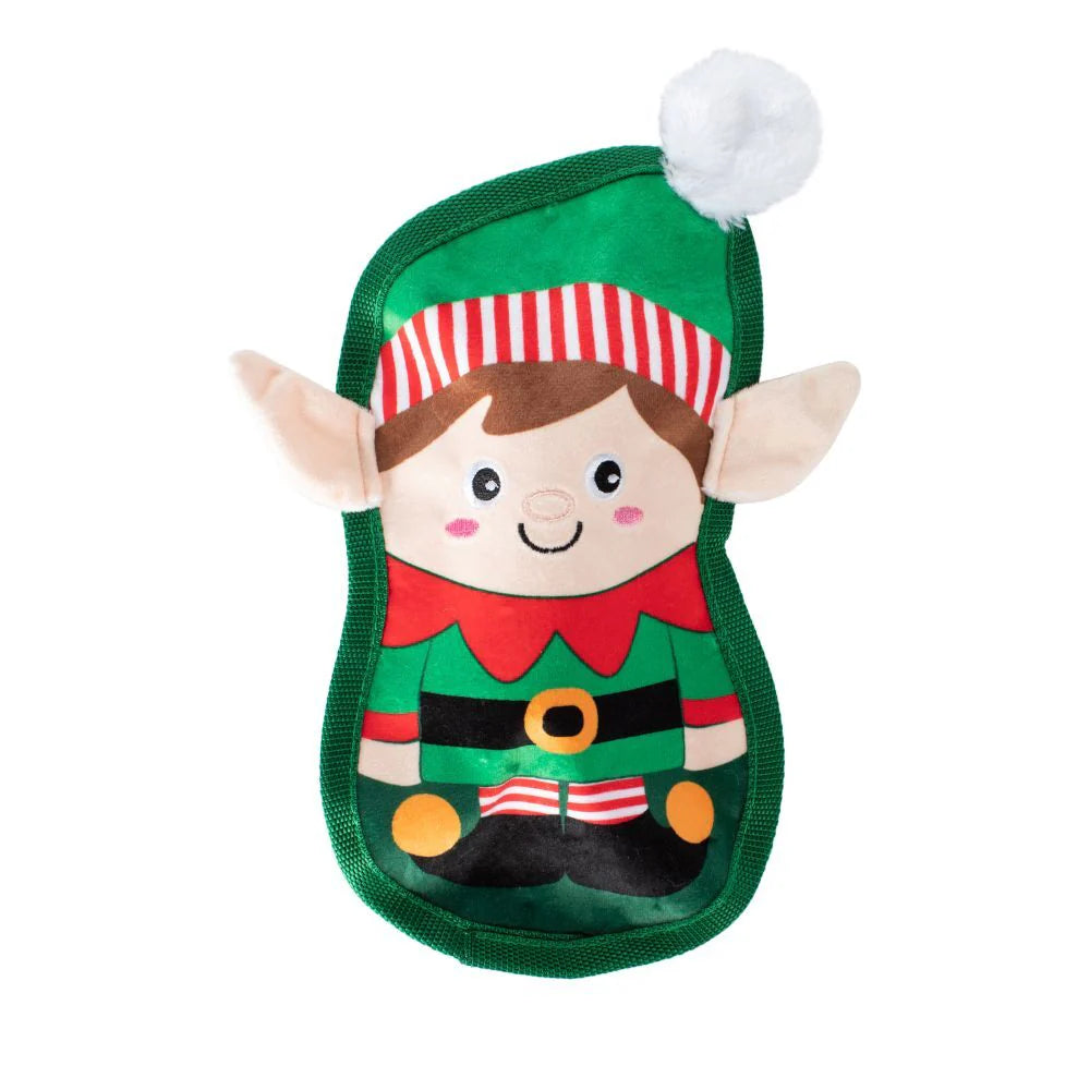 Fringe Studio Christmas ~ Just Being My Elf ~ Durable Dog Toy