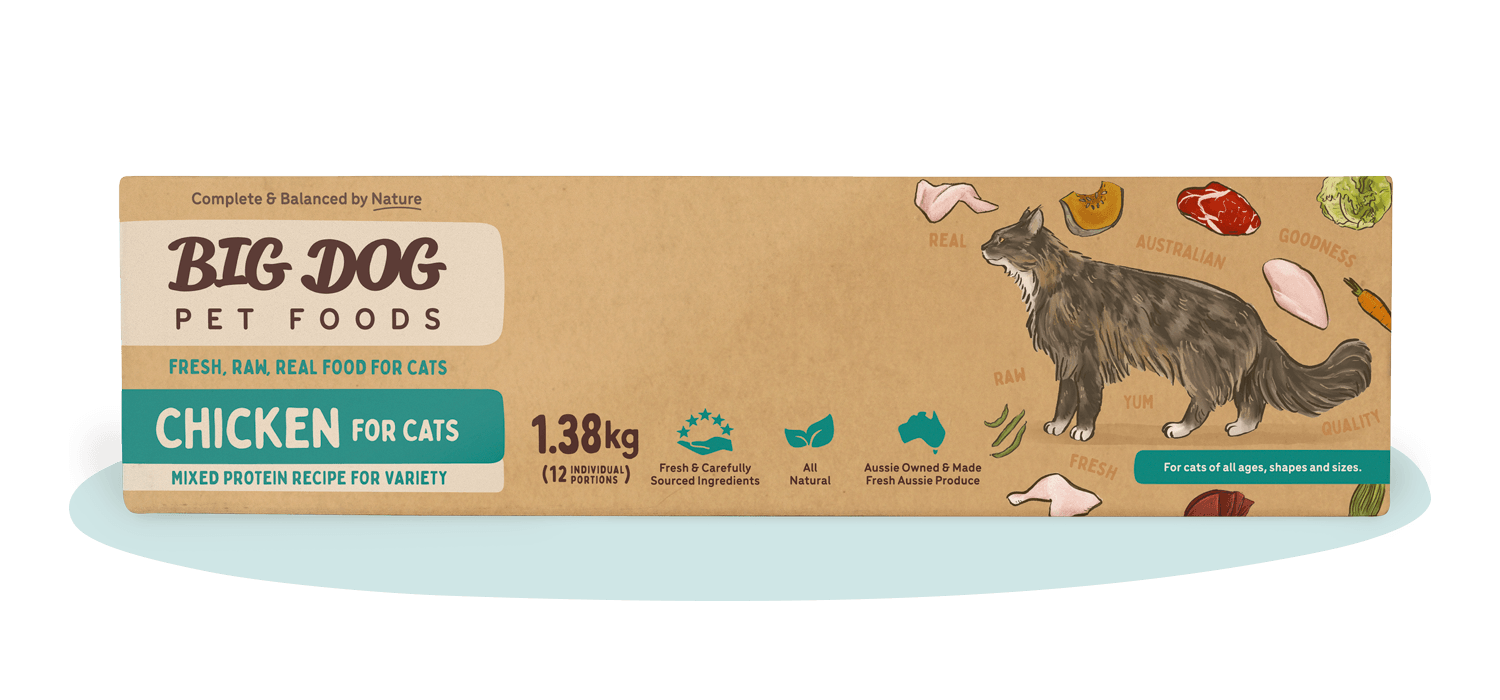 Big Dog Pet Food ~ Chicken ~ For Cats ~ 1.38kg