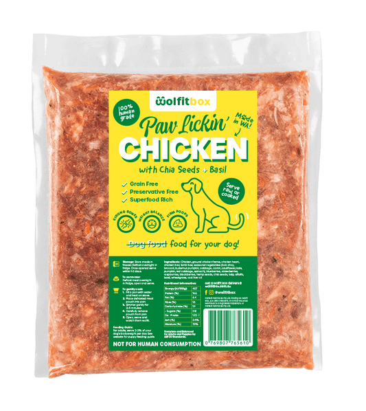 Wolfit Box ~ Paw Lickin’ Chicken ~ 500g