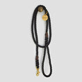 Load image into Gallery viewer, Animals in Charge ~ Black ~ Handmade Rope Leash
