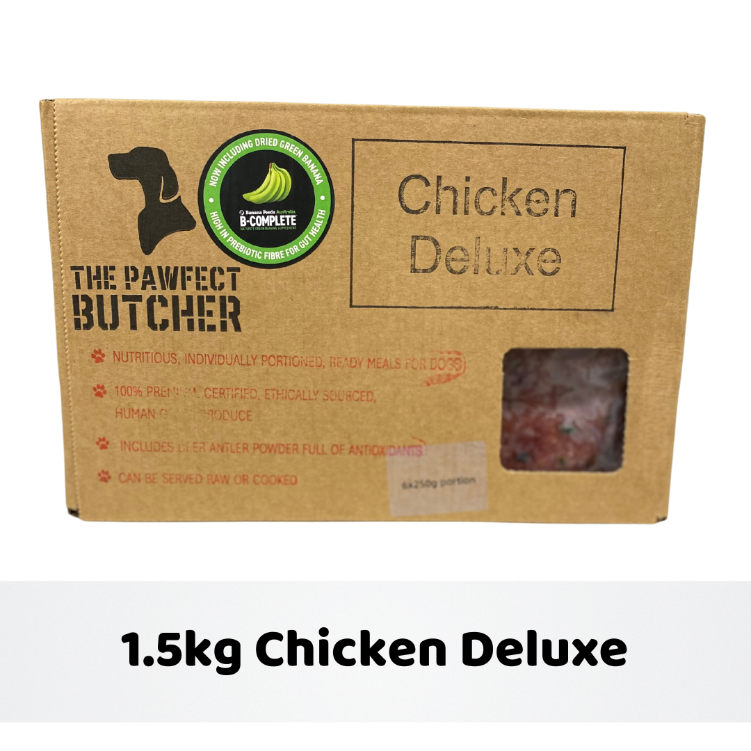 The Pawfect Butcher ~ Chicken Deluxe ~ Raw Dog Food ~ 1.5kg