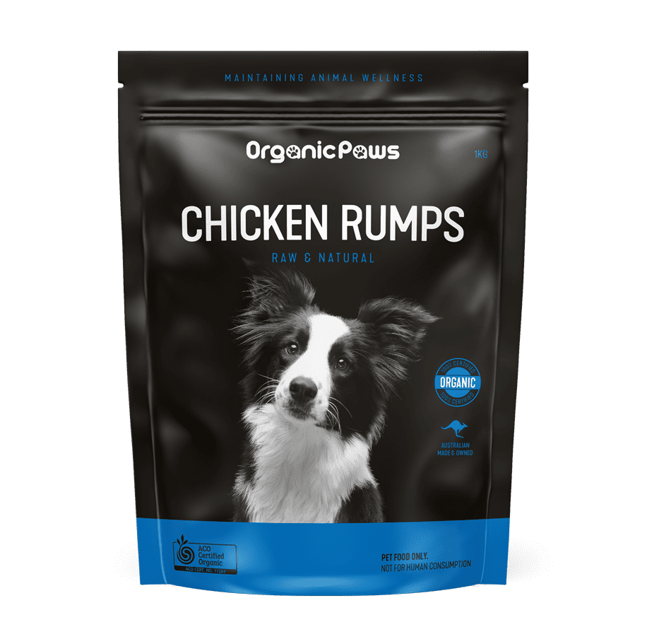 Organic Paws ~ Chicken Rumps ~ 1kg