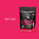 Organic Paws ~ Beef Liver Sliders Dog Treats ~ 120g
