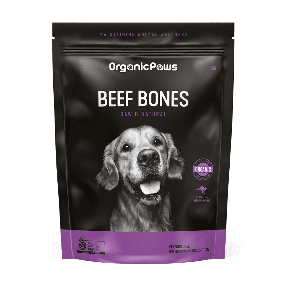 Organic Paws Beef Bones 1kg