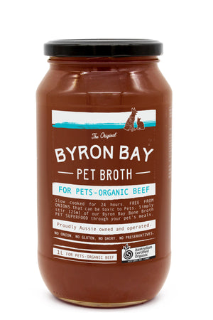 Byron Bay ~ Organic Beef ~ Pet Bone Broth