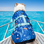 Stylish Hound ~ Dog Swim Jacket ~ Oceanblue