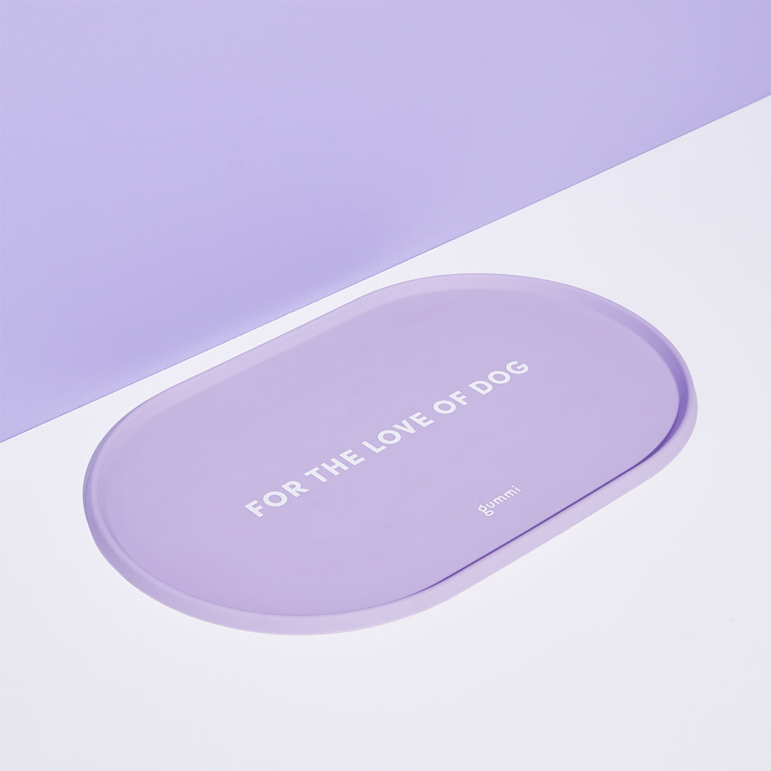 Gummi Pets ~ Purple ~ Silicone Dog Bowl Feeding Mat
