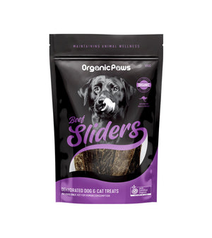 Organic Paws Treats - Beef Sliders - Maggies Dog Wellness
