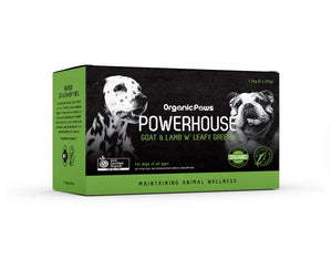 Organic Paws - Goat & Lamb with Leafy Greens Powerhouse Blend - Maggies Dog Wellness