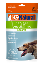 K9 Naturals Freeze Dried Raw Diet - Lamb Green Tripe Booster - Maggies Dog Wellness