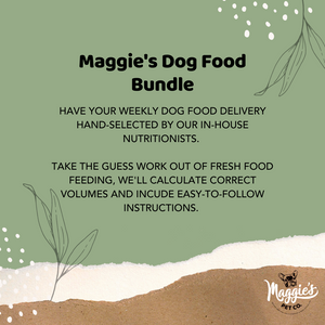 Fresh Dog Food Variety Box ~ Puppy Under 6 Months ~ One Week