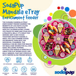 Sodapup ~ Mandala ~ Enrichment Feeding Bowl/Tray