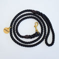 Load image into Gallery viewer, Animals in Charge ~ Black ~ Handmade Rope Leash
