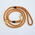 Load image into Gallery viewer, Animals in Charge ~ Yellow ~ Handmade Rope Leash
