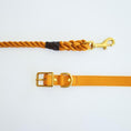 Load image into Gallery viewer, Animals in Charge ~ Yellow ~ Handmade Rope Leash
