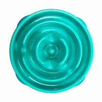 Teal Small Slow Feeder Bowl by Outward Hound - Maggies Dog Wellness
