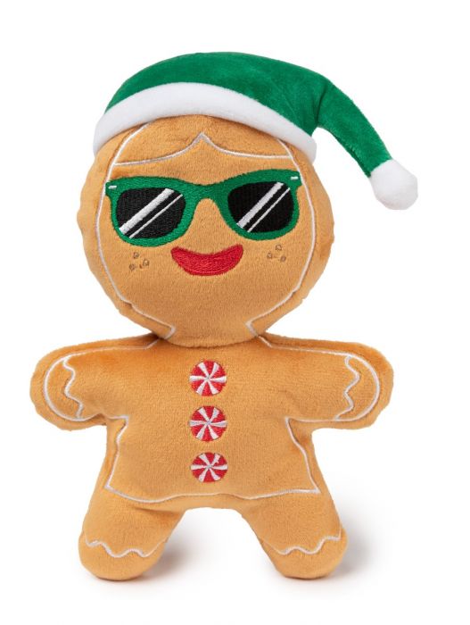 Fuzzyard Christmas ~ Mr. Gingerbread ~ Plush Dog Toy