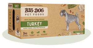 Big Dog Pet Food ~ Turkey ~ 3kg ~ PREORDER