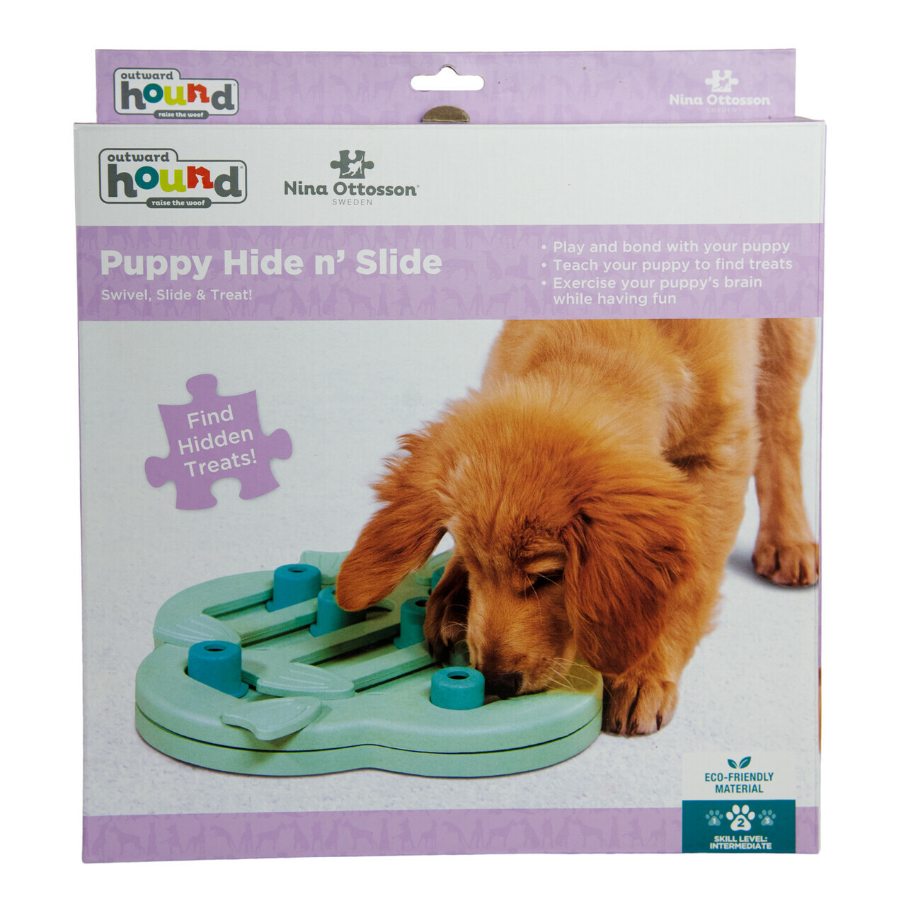 Nina Ottosson - Puppy Hide 'N' Slide ~ Puzzle Toy