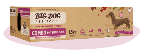 Big Dog Pet Food ~ Combo Small Dogs ~ 1.5kg