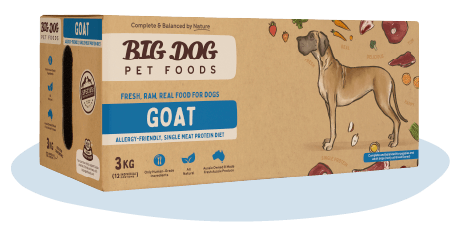 Big Dog Pet Food ~ Organic Goat ~ 3kg