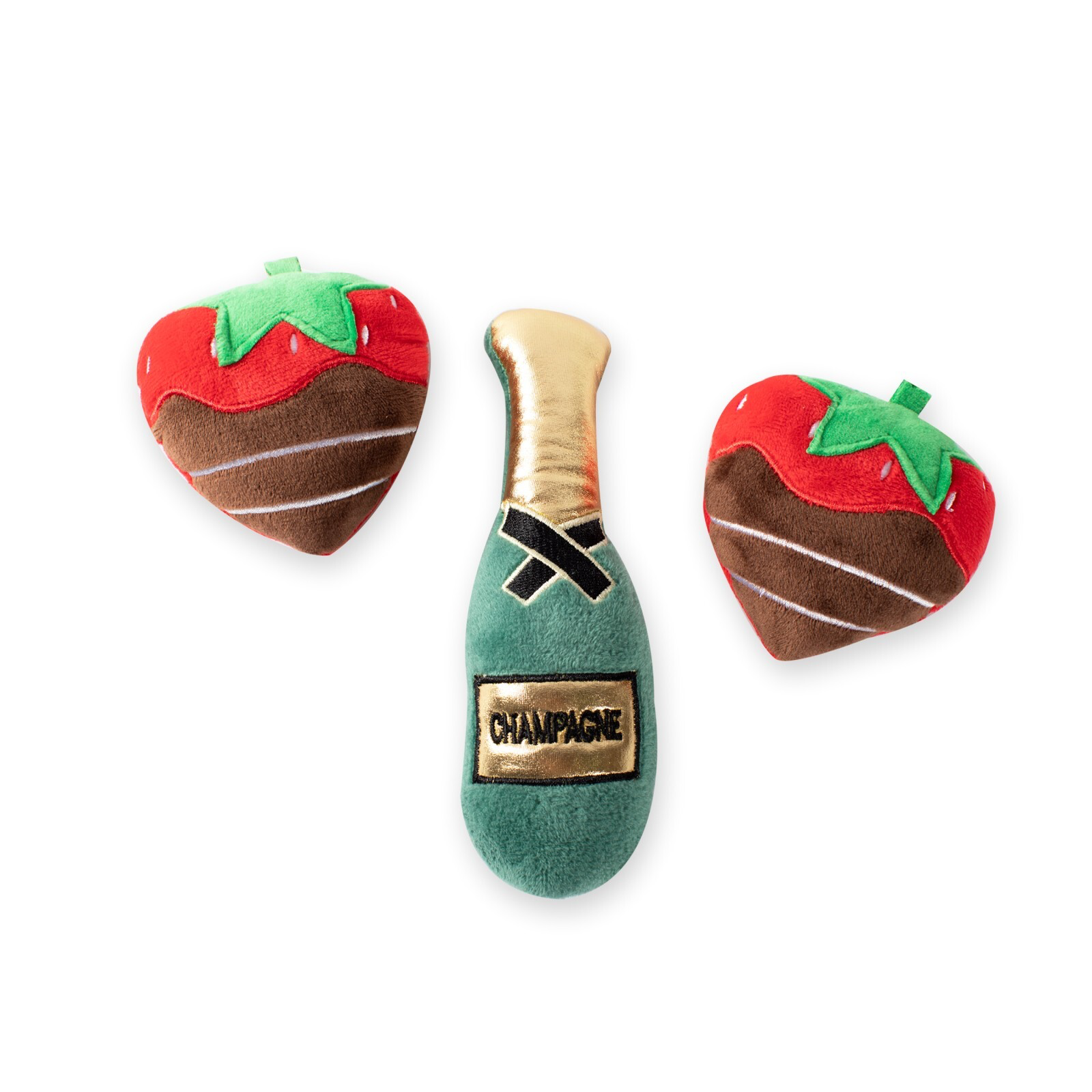 Fringe Studio ~ Champagne & Strawberries ~ Miniature Plush Toys