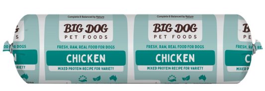 Big Dog Pet Foods ~ Chicken ~ 2kg Roll