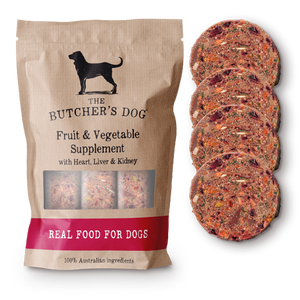 The Butchers Dog ~ Veg & Fruit Supplement with Organs ~ 640g