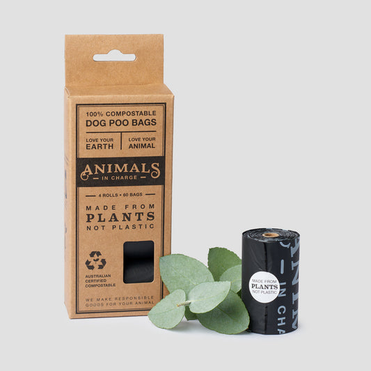 Animals in Charge ~ Compostable Poop Bags ~ 60 bags