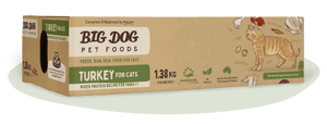 Big Dog Pet Food ~ Turkey ~ For Cats ~ PREORDER Arriving Thurs 28/12